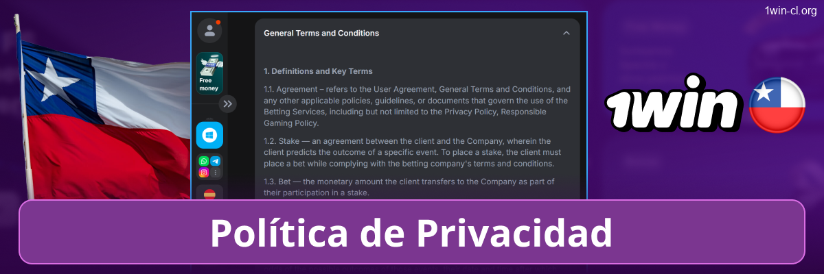 Privacidad total 1win para chilenos