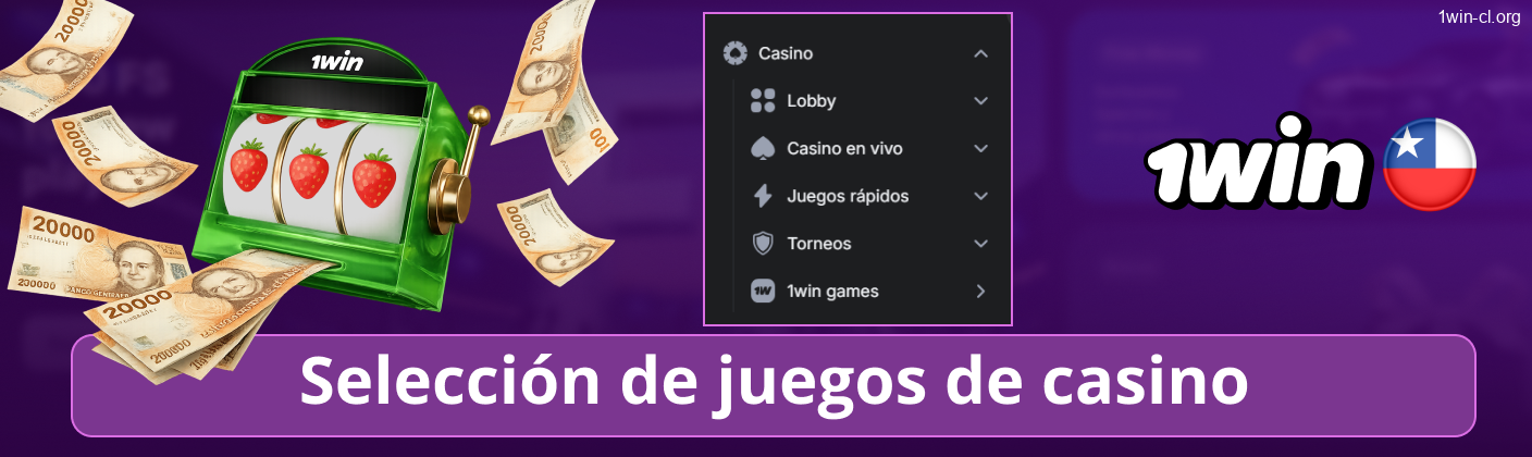 Catálogo de juegos 1win CL