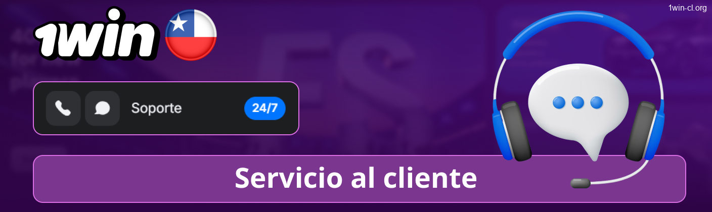 1win Chile: Soporte 24/7